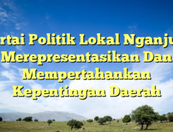 Partai Politik Lokal Nganjuk: Merepresentasikan Dan Mempertahankan Kepentingan Daerah