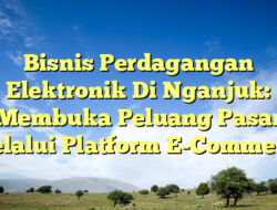 Bisnis Perdagangan Elektronik Di Nganjuk: Membuka Peluang Pasar Melalui Platform E-Commerce