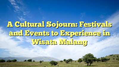 A Cultural Sojourn: Festivals and Events to Experience in Wisata Malang