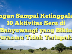 Jangan Sampai Ketinggalan! 10 Aktivitas Seru di Banyuwangi yang Bikin Liburanmu Tidak Terlupakan!