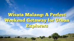 Wisata Malang: A Perfect Weekend Getaway for Urban Explorers