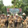 Dukung Ketahanan Pangan, Polres Nganjuk Panen 20,56 Ton Jagung