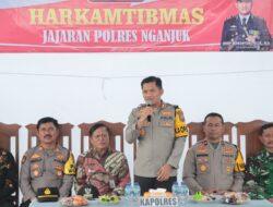 Jaga Keamanan Wilayah, Polres Nganjuk Bersama Forkopimcam Jatikalen Gelar Silaturahmi Kamtibmas