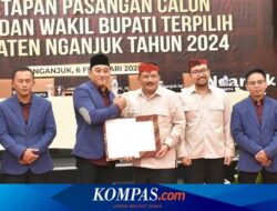 KPU Tetapkan Marhaen-Handy Jadi Bupati dan Wakil Bupati Terpilih Kabupaten Nganjuk