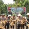 Panen 20,56 Ton Jagung di Lahan 5,28 Hektare, Polres Nganjuk Akan Lanjutkan Program Ketahanan Pangan