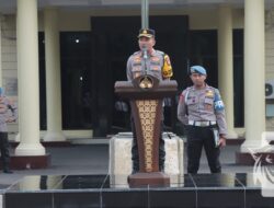 Polres Nganjuk Gelar Apel Besar, Kapolres Jelang Ramadhan Tekankan Kamtibmas