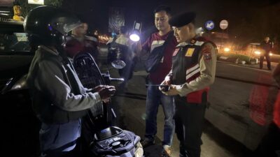 Polres Nganjuk Gelar Patroli SREG, Antisipasi Balap Liar dan Kejahatan Jalanan