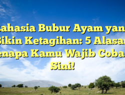 Rahasia Bubur Ayam yang Bikin Ketagihan: 5 Alasan Kenapa Kamu Wajib Coba di Sini!