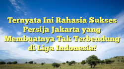 Ternyata Ini Rahasia Sukses Persija Jakarta yang Membuatnya Tak Terbendung di Liga Indonesia!