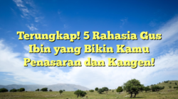 Terungkap! 5 Rahasia Gus Ibin yang Bikin Kamu Penasaran dan Kangen!