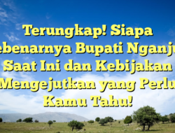 Terungkap! Siapa Sebenarnya Bupati Nganjuk Saat Ini dan Kebijakan Mengejutkan yang Perlu Kamu Tahu!