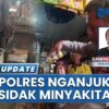 Inspeksi Mendadak Pasar Wage, Polres Nganjuk Temukan Produk Minyakita yang Tak Sesuai Takaran