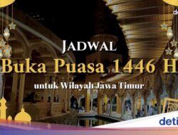 Jadwal Buka Puasa Jawa Timur Minggu 2 Maret 2025