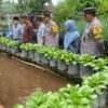 Kapolsek Warujayeng Tinjau Pemanfaatan Lahan Pekarangan Lestari di Pomosda