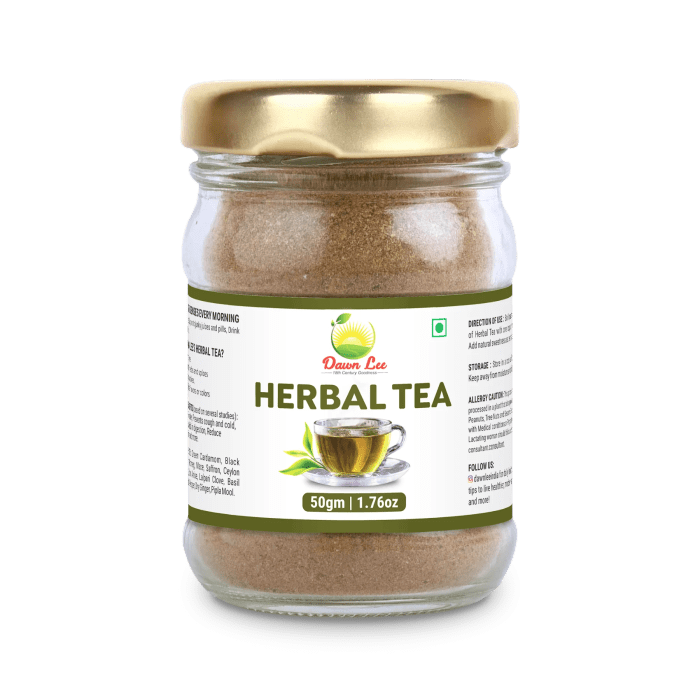 Herbal Tea 50 gm | Caffeine Free | Herbal Kadha | Immunity Booster Tea ...