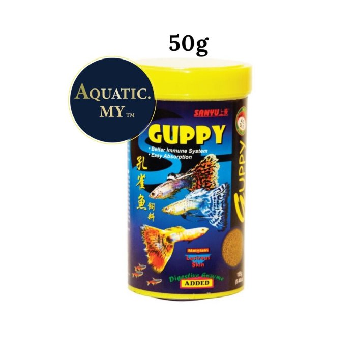 ๎Guppy๎ fish ๎food๎ 250 ml Makanan ikan cupang