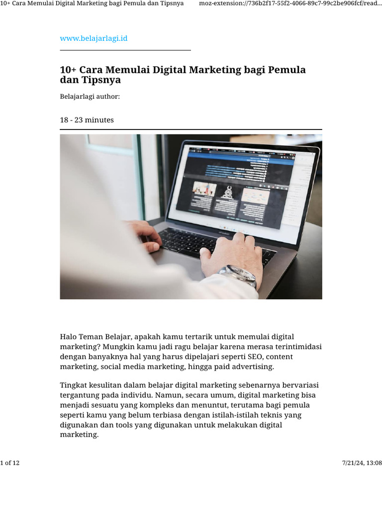 Kisi-kisi Digital Marketing bagi New Enterprise Kisi-kisi Digital Marketing bagi New Enterprise