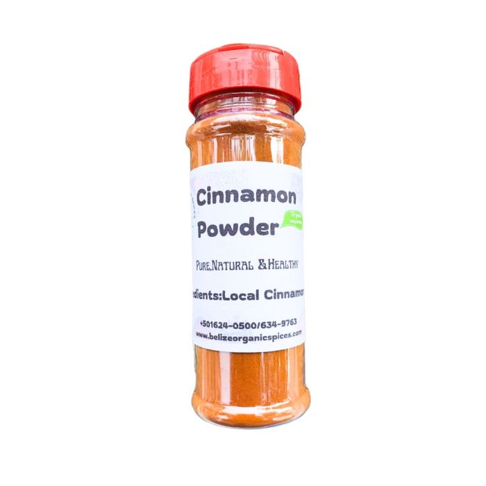 Cinnamon Powder - Belize Organic Spices and Seasonings by Chef Minor ... Cinnamon Powder - Belize Organic Spices and Seasonings by Chef Minor ...
