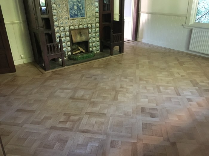 Renovation of historic parquet floor