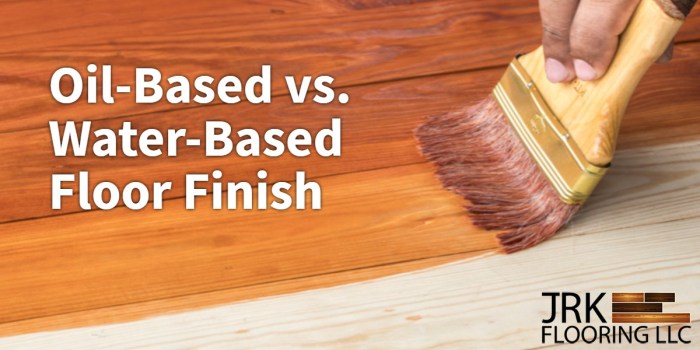 Jenis finishing water-based vs solvent untuk parket