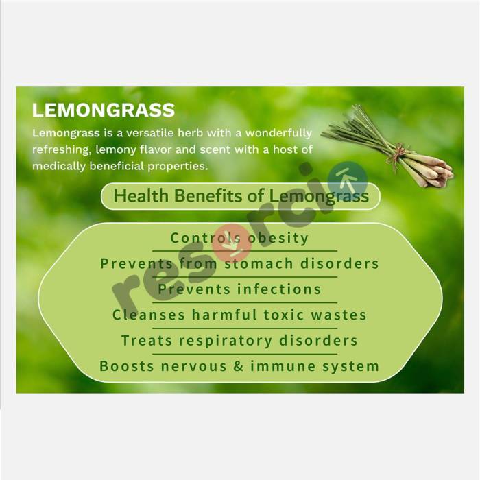 Health Benefits of Lemongrass - 01
