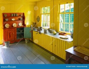 The Interior of a Dutch Kitchen from the 1920s Stock Image - Image of ...