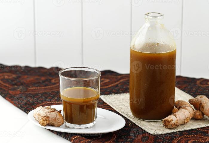 Turmeric and Tamarind Drink or Kunyit Asam, Indonesian Traditional ... Kunyit asam