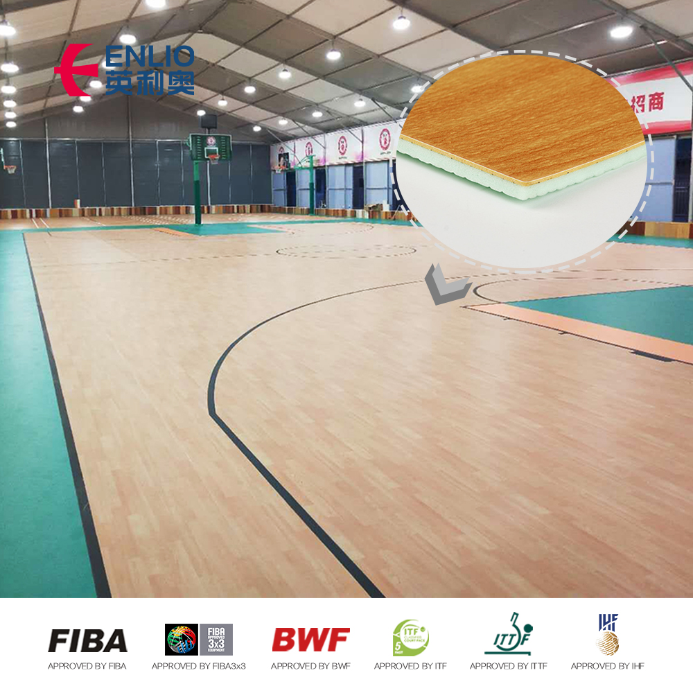 Indoor Basketball Court Wood Vinyl Pvc Flooring, High Quality Indoor ...