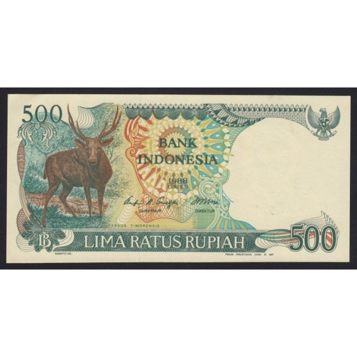 Banknote ๎500๎ ๎Rupiah๎ 1952 Indonesia | Foronum Harga teh celup gopek