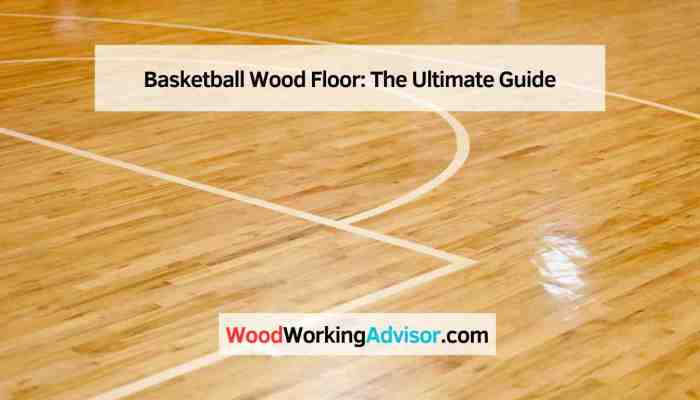 Lantai kayu basket