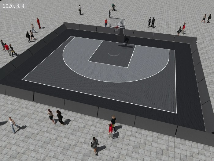 Outdoor Interlocking Sports Basketball Court Floor Plastic Interlocking ...