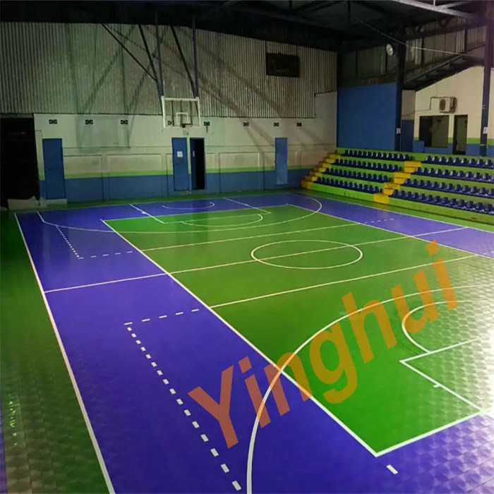Portable Interlocking System Custom Backyard Court Interlocking ...