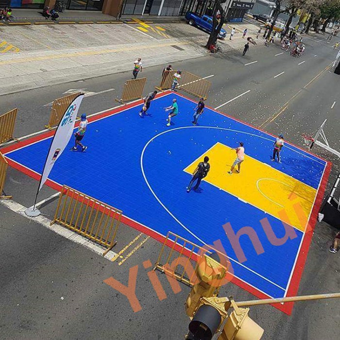 Lapangan basket interlock