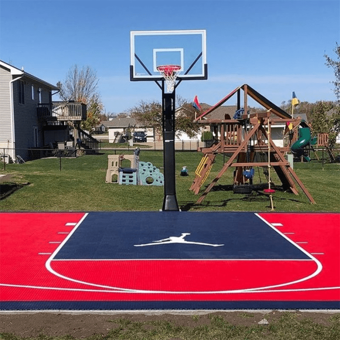 Lantai lapangan basket ramah lingkungan