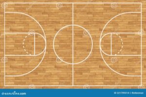 Workshop pemasangan lantai parket lapangan basket