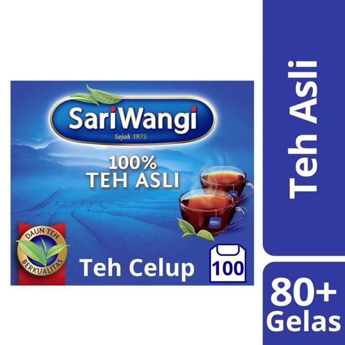 Sariwangi Musta tee 25x2g – indonesianmarket.fi