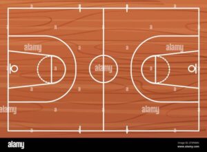 Lantai lapangan basket multi layer parket