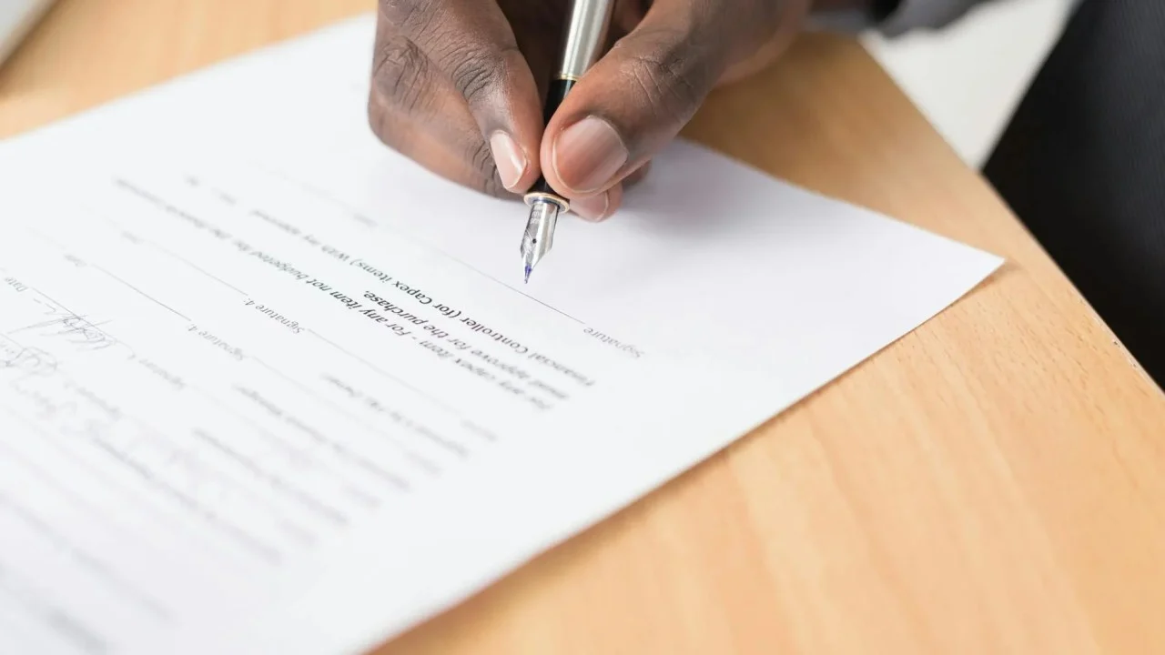 Registration Form Signature