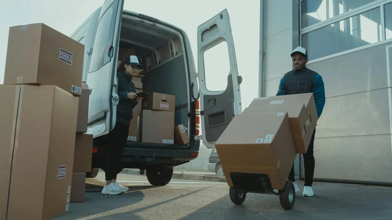 Retail Store Warehouse Delivery Truck