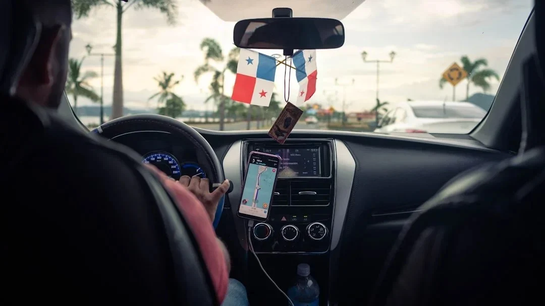Road Map Car Driving