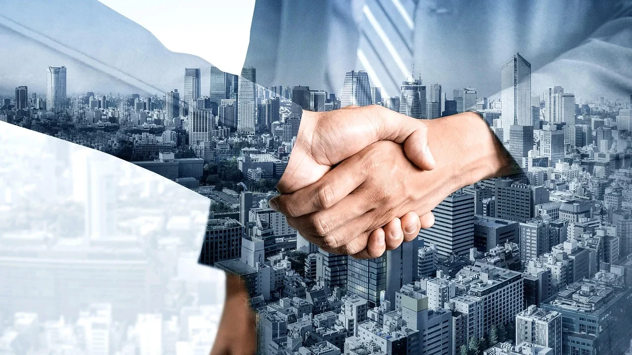 Business Partnership Handshake