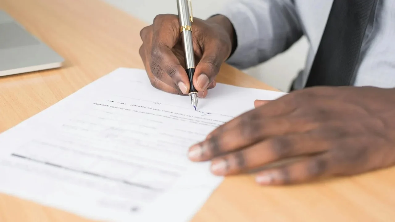Business Negotiation Contract Signing