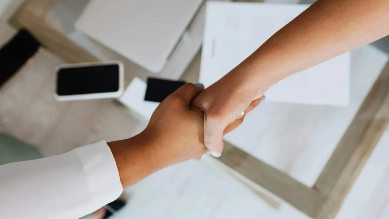 Trusted Partnership Business Handshake