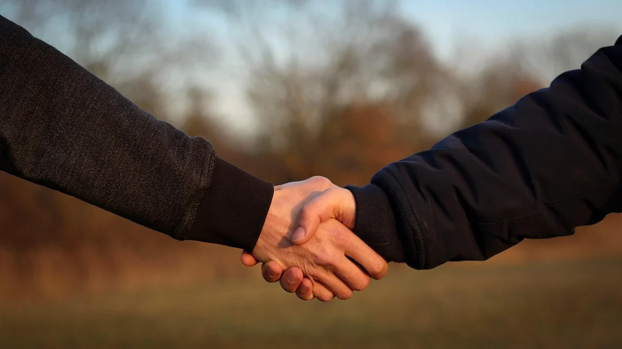 Future Vision Collaboration Handshake