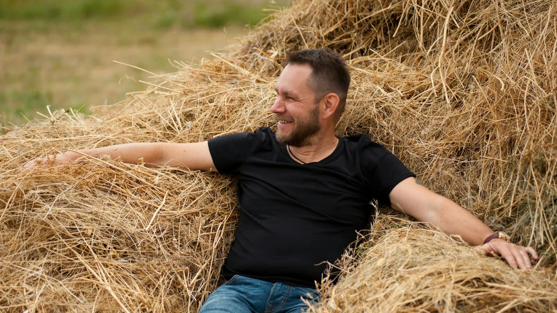 Happy Farmer Successful Harvest