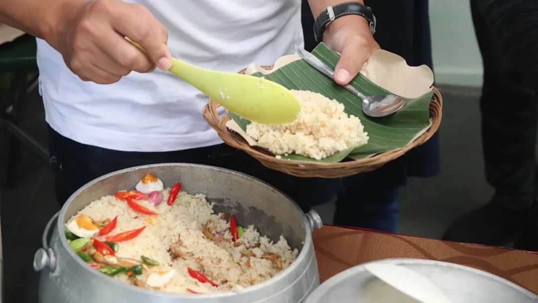 Indonesian Food Traditional Rice Nganjuk Food