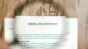 Legal Document Agreement Terms