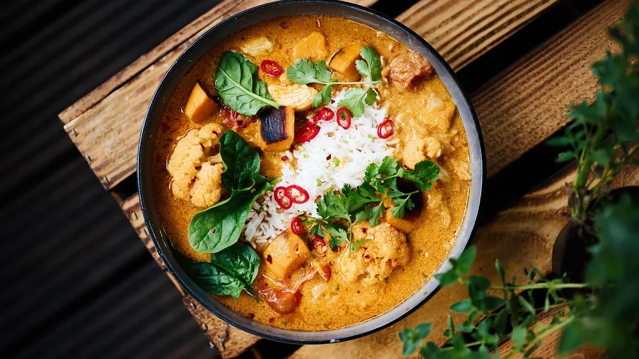 Rice Bowl Curry Ingredients