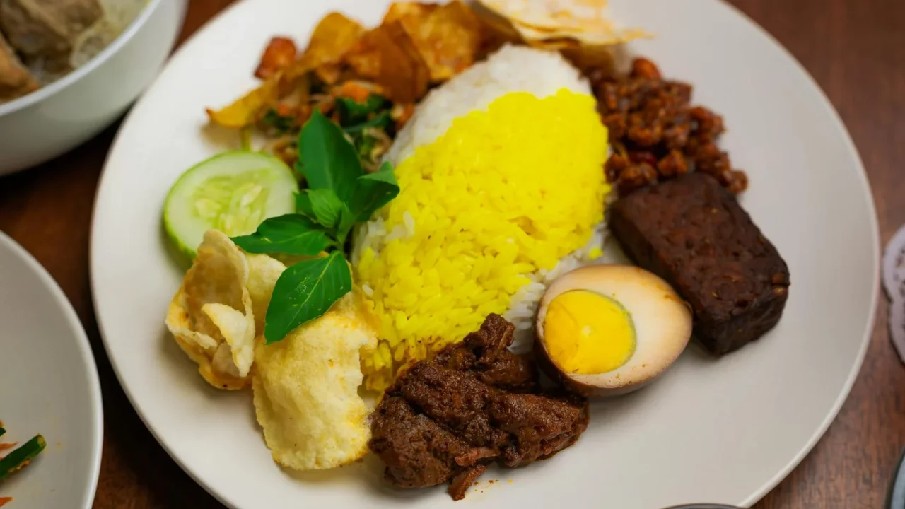 Rice Dish Various Side Dishes
