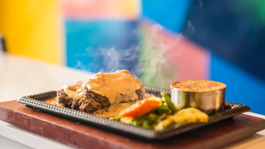 Serving Plate Hot Meal Food Presentation